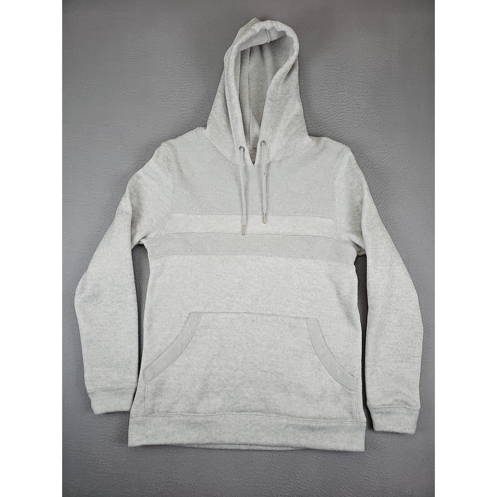 BKE Buckle Hoodie Women's Small Gray Long Sleeve Casual Drawstring Soft Comfort - Picture 1 of 8